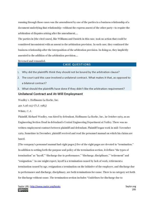 Business Law and the Legal Environment - Page 295